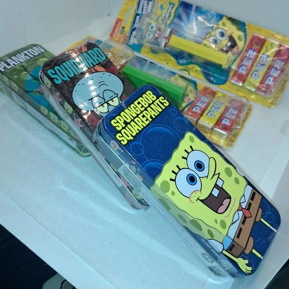 NEW SEALED! Spongebob-Squidward & Plankton WATCHES Plus  display picture 2
